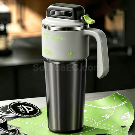 Customization Push-open Car-mounted Insulated Cup for Cold and Heat Preservation Corporate Gifts
