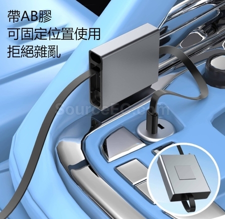 Customization Retractable Type-C Aluminum Alloy 60W Fast Charging Data Cable Corporate Gifts