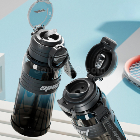 Customization Dual-suction Straw Sports Water Bottle Corporate Gifts