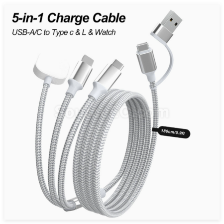 Customization 5-in-1  Data Cable Corporate Gifts