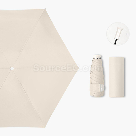 Customization Retractable Five-Fold Portable Sun Umbrella Corporate Gifts