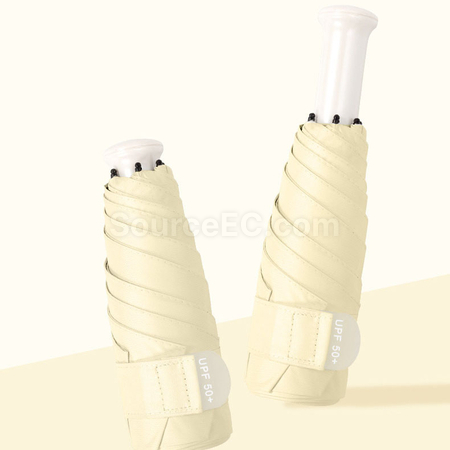 Customization Retractable Five-Fold Portable Sun Umbrella Corporate Gifts