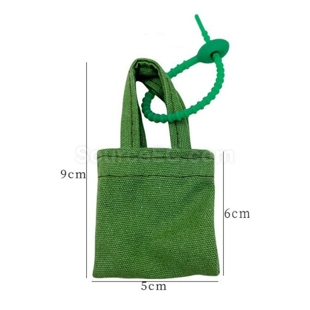 Customization Mini Canvas Bag Key Charm Corporate Gifts