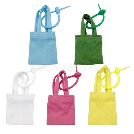 Customization Mini Canvas Bag Key Charm Corporate Gifts