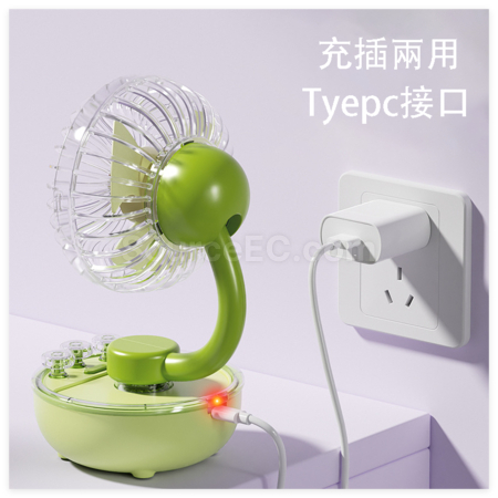 Customization Transparent Desktop Rechargeable Portable Fan Corporate Gifts
