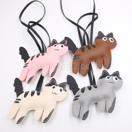 Customization Leather sausage dog pendant Corporate Gifts