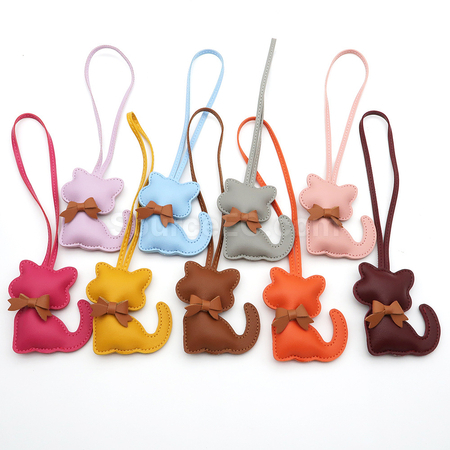 Customization Leather sausage dog pendant Corporate Gifts