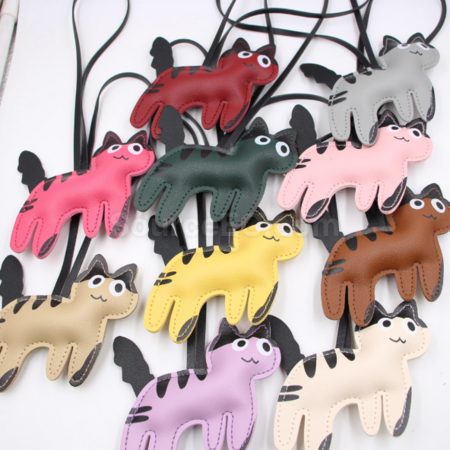 Customization Leather sausage dog pendant Corporate Gifts
