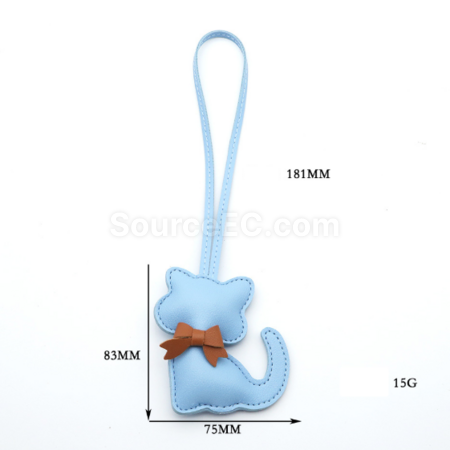 Customization Leather sausage dog pendant Corporate Gifts