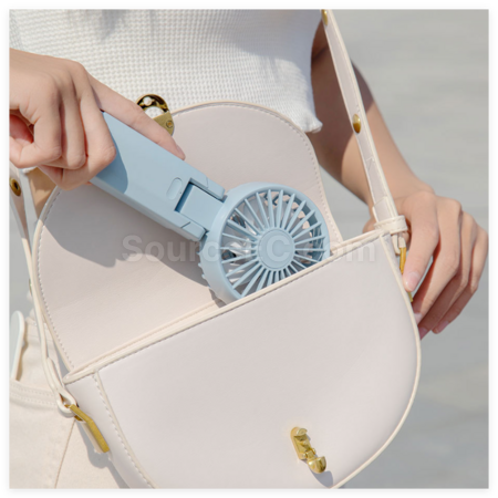 Customization Folding Neckband Mini Handheld Fan(BSMI Certified) Corporate Gifts