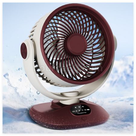 Customization Portable LED Digital Display Oscillating Fan Corporate Gifts