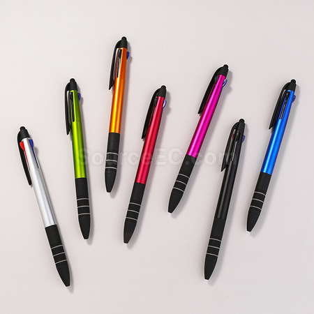 Customization Tricolor With Stylus Pen Corporate Gifts
