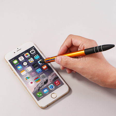 Customization Tricolor With Stylus Pen Corporate Gifts