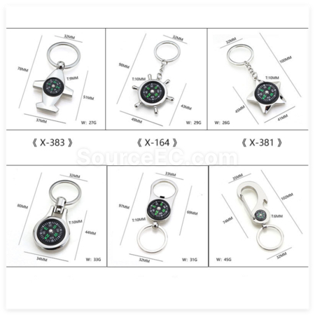 Customization Creative Compass Keychain Corporate Gifts