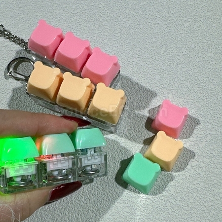 Customization Custom Bear Head Button Stress Relief Toy Corporate Gifts