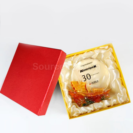 Customization Crystal Sailboat Award Corporate Gifts