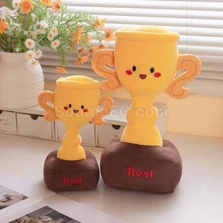 Customization Trophy Plush Doll Corporate Gifts