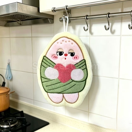 Customization Cartoon Zongzi Hand Towel Corporate Gifts