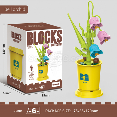 Customization Coffee Cup Plant Series Building Blocks-12 Months Corporate Gifts