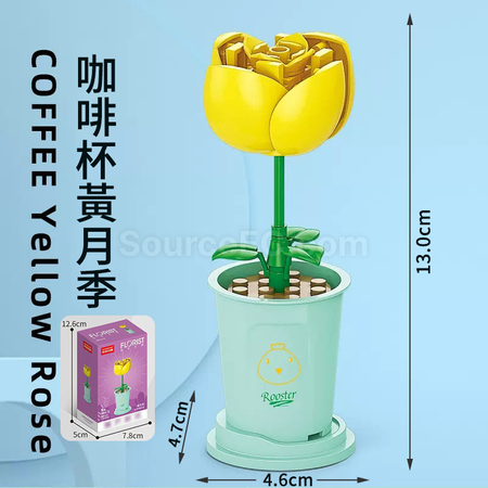 Customization Coffee Cup Plant Series Building Blocks-12 Constellations Series Corporate Gifts