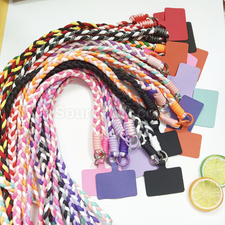 Customization Color-Blocked Woven Phone Strap Corporate Gifts