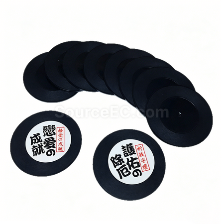 Customization Mini Vinyl Record Keychain Ornament Customizable Corporate Gifts