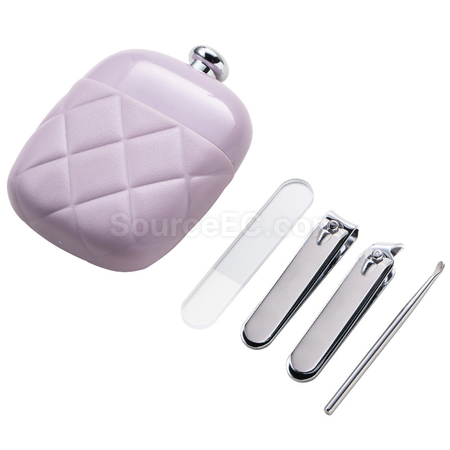 Perfume Bottle Shaped Nail Clipper Set (4 pieces)