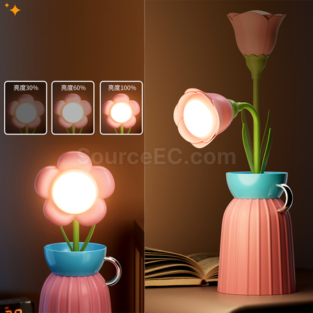 Customization Flower Table Lamp Corporate Gifts