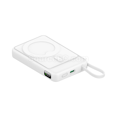 Customization 3C Certified Magnetic light-up wireless charging power bank Corporate Gifts