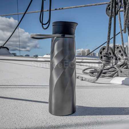 Customization Uncle Earth Ocean Recycling Stainless Steel Large Capacity Portable Handheld Whirlpool Cold Water Jug Corporate Gifts