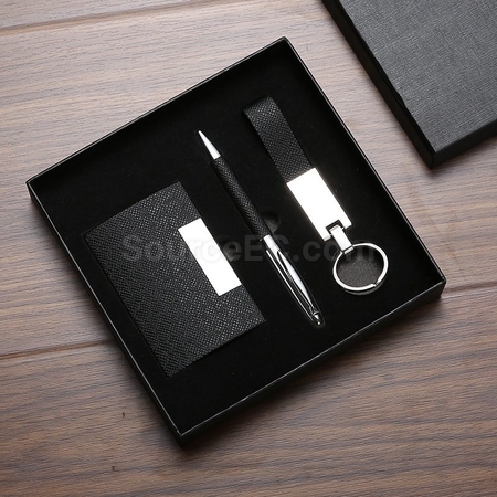 Customization Metal Business Card Holder Set Corporate Gifts