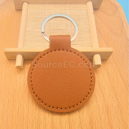 Customization PU Leather Keychain Corporate Gifts