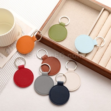Customization PU Leather Keychain Corporate Gifts