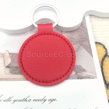 Customization PU Leather Keychain Corporate Gifts