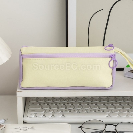 Customization Color Block Student Pencil Case Corporate Gifts