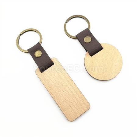 Customization Wooden Keychain Corporate Gifts