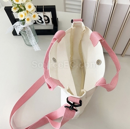 Customization Canvas Crossbody Tote Bag Corporate Gifts