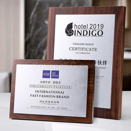 Customization Wooden Plaque Corporate Gifts