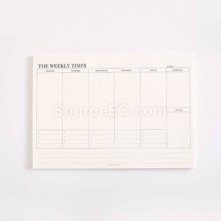 Customization Monthly Planner Notepad Corporate Gifts