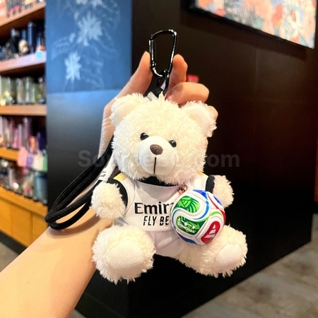 Customization Football Bear Pendant Keychain Corporate Gifts