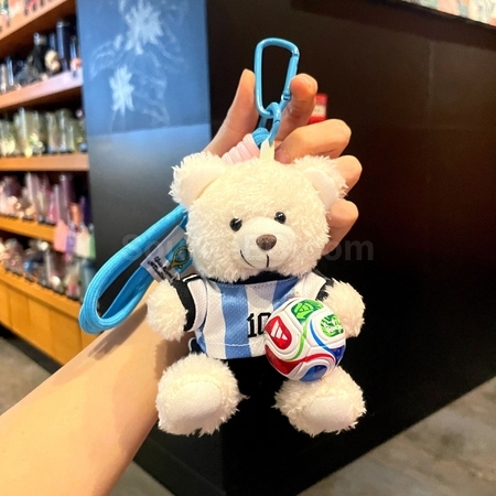 Customization Football Bear Pendant Keychain Corporate Gifts
