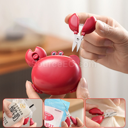 Customization 3-in-1 Crab Bottle Opener, Can Opener and Scissors, Magnetic Refrigerator Sticker Corporate Gifts