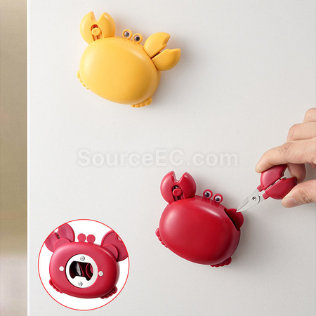 Customization 3-in-1 Crab Bottle Opener, Can Opener and Scissors, Magnetic Refrigerator Sticker Corporate Gifts