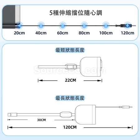 Customization 240W Retractable Dual Type-C Charging & Data Cable Corporate Gifts