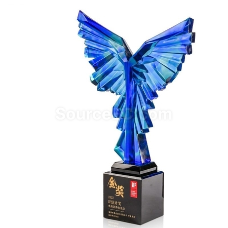 Customization Dream Wings Crystal Trophy Corporate Gifts