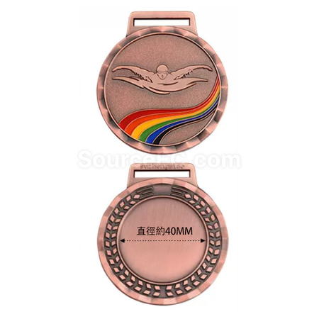 Customization Swimming Metal Medal Corporate Gifts