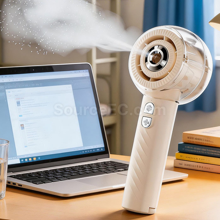 Customization Handheld High-Speed Cooling Spray Fan Corporate Gifts