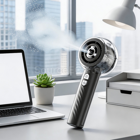 Customization Handheld High-Speed Cooling Spray Fan Corporate Gifts