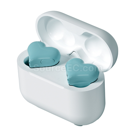 Customization Heart-shaped in-ear Bluetooth Earphones Corporate Gifts