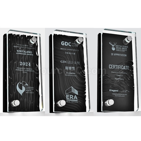Customization Wood Crystal Trophy Corporate Gifts